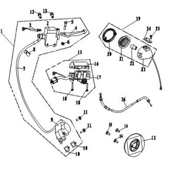 Hamulec prawy Fosti Veneri
