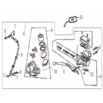 CzÄĆci hamulcowe lusterko prawe Iva Roma czarne CzÄĆci hamulcowe lusterko prawe Iva Roma czarne