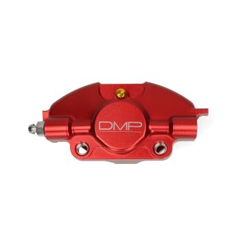 Zacisk hamulcowy CNC Piaggio Zip 2T/4T/Vespa LX/S/LXV/Sprint/Primavera czerwony DMP