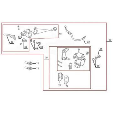 Zacisk hamulcowy Vom Streetline czarny