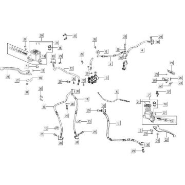 Układ hamulcowy Kymco MXU 500