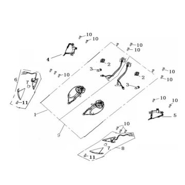 kierunkowskaz Generic Ideo biały 2010 2-suwowy