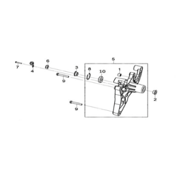 RR. fork Sym Joymax Z 125 E4