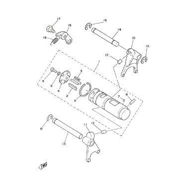Schakelklok Yamaha FS1