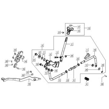 System przełączania Kymco MXU 400