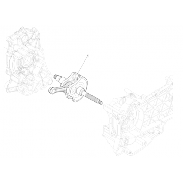Wał korbowy Vespa GTS 300 Super HPE 4V IE ABS Euro 5 2020-2022