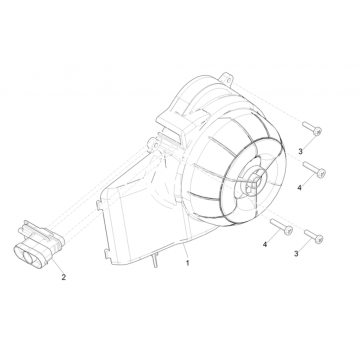 Osłona koła zamachowego Piaggio Typhoon 50 2-suwowa Euro 4 2018-2020
