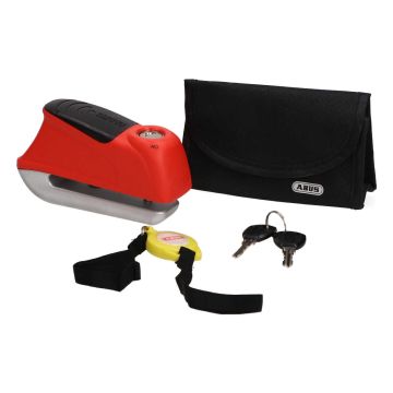 Blokada hamulca tarczowego+alarm Abus czerwony 5,5mm