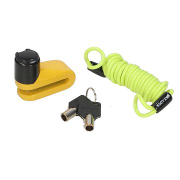 Blokada hamulca tarczowego 5 mm compact z przewodem ostrzegawczym Power1