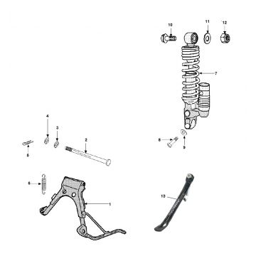 Amortyzator standardowy Peugeot Speedfight 3 LC 2-suwowy