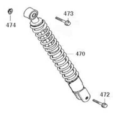 Amortyzator AGM SP50 czarny