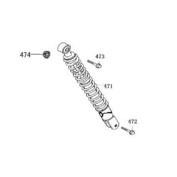 Amortyzator Neco Borsalino Oro zielony