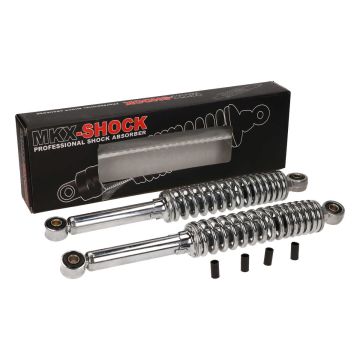 Zestaw amortyzatorów 360mm chrom MKX