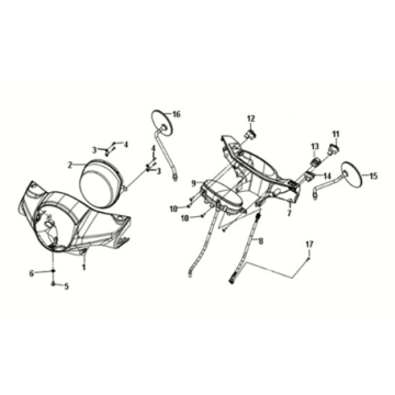 Lampa czołowa Sym Fiddle III 50 E3 Biały/Czerwony (WH-006/R-010CA)
