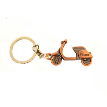 Brelok Vespa skuter (metalowy miedziowany)