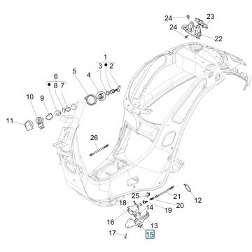 Zamki Vespa Primavera 125 4T 3S IE ABS 