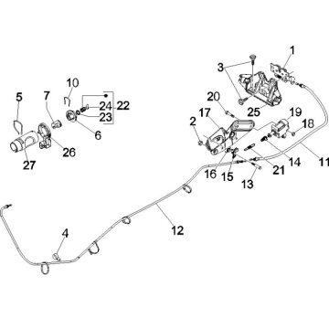 Zamki Vespa GTS 250 czyli 2005-2009 (z ABS)