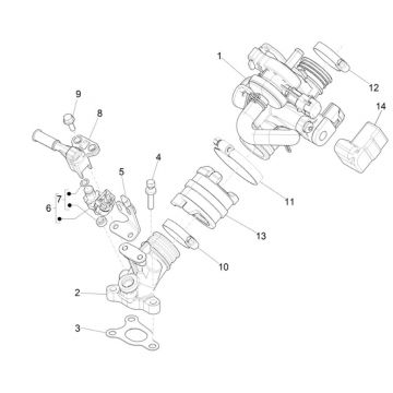 Gaźnik Vespa Primavera napęd na 4 koła na 3 koła (Euro4 szt.)