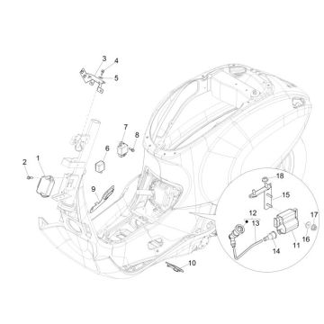 Części elektryczne 2 Vespa Sprint 2-suwowy