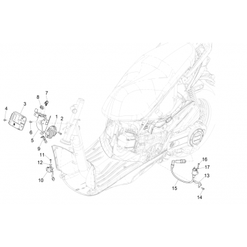 Regulator napięcia Piaggio Liberty 50 4-suwowy (IGET Euro 4)