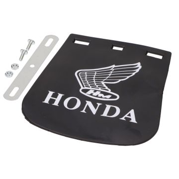 Klapka przeciwbłotna Honda 14x17 Emblem czarna