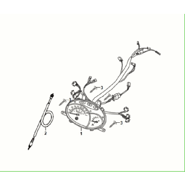 Licznik kilometrów - Cockpit Sym Fiddle All Euro 5