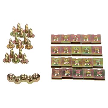 Zestaw nakrętek Speednut M4x10 20szt