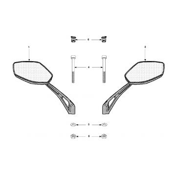 Lusterka Peugeot Speedfight 3 LC 2-suwowe