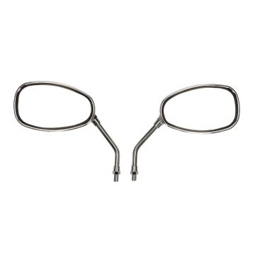 Zestaw lusterek owalnych China Retro/Torino chrom