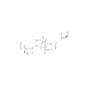 standardowy kickstart Kymco Super8 4-suwowy z 2009 Niebieski