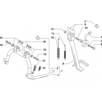 Standardowy Piaggio Beverly 500 E3 2007-2012