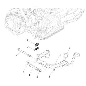 Standardowy Vespa Sprint 125 4T 3S IE ABS 