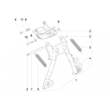 Gilera Runner 50 SP 2010-2017 Stojaki