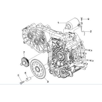Start - Rozrusznik elektryczny Vespa GTV 250 4T 4V IE