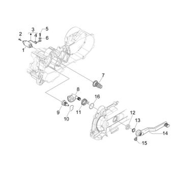 Części startowe Vespa Sprint 25km 4-suwowy 2-zawór