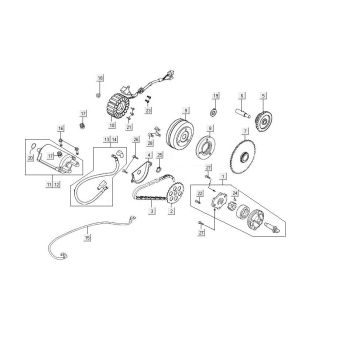 Rozrusznik Kymco MXU 150