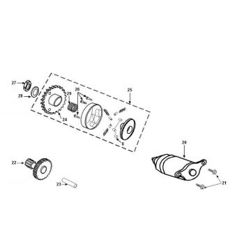 Starter Peugeot Tweet 4-suwowy