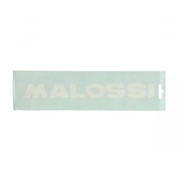 Naklejka „Malossi” biała 24cm