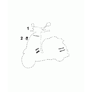 Peugeot Django Icy White F8 naklejki Peugeot Django Icy White F8 naklejki