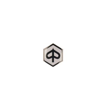 Naklejka Piaggio logo dla Piaggio Zip/Fly czarny/czarny