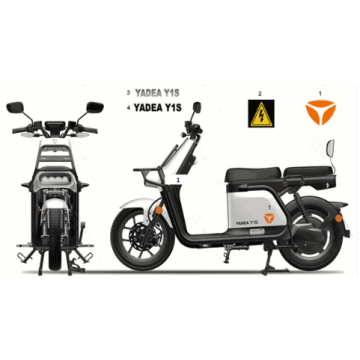 Naklejki Yadea Y1S