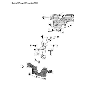 Kierownica - OsĆona Kierownicy Peugeot Citystar 50 Czarny Kierownica - OsĆona Kierownicy Peugeot Citystar 50 Czarny