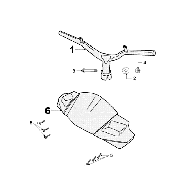 Kolanko Kierownicze Peugeot Jet Force LC Wtrysk Niebieski