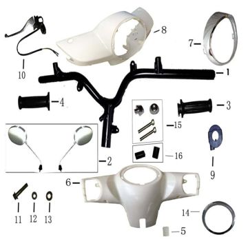 Części układu kierowniczego BTC Ceo New Champagne