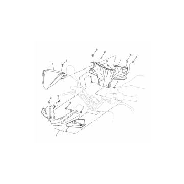 Bagażnik kierowniczy Yamaha Aerox 2-suwowy 2013