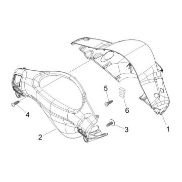 Dźwignia hamulca gazowego Piaggio Fly 2-suwowa