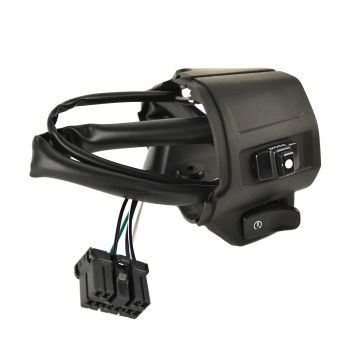 Przełącznik kierownicy Vespa Primavera/Sprint prawy czarny matowy DMP kompletny
