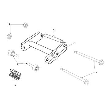 Ramka pomocowa Peugeot Speedfight 2 LC E2 2-suwowy