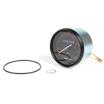 Kilometerteller BGM PRO Vespa diameter=85mm PX oud (<-1984) 160km/h