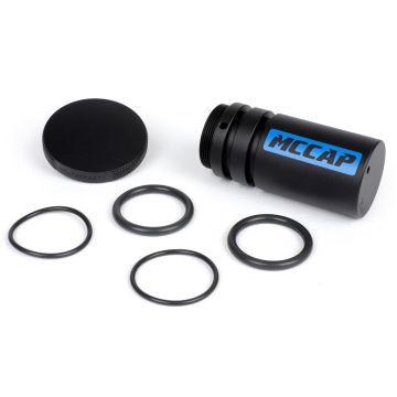 Tankdop MC Cap Clean Style inclusief olieopslagcontainer Piaggio Bravo,Ciao,Citta